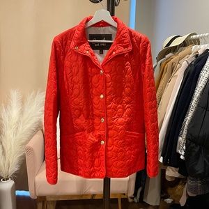 Authentic Quilted logo Coach jacket